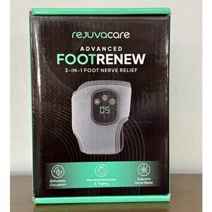 RejuvaCare Advanced FootRenew 3 in 1 Triple Method Massager NIB